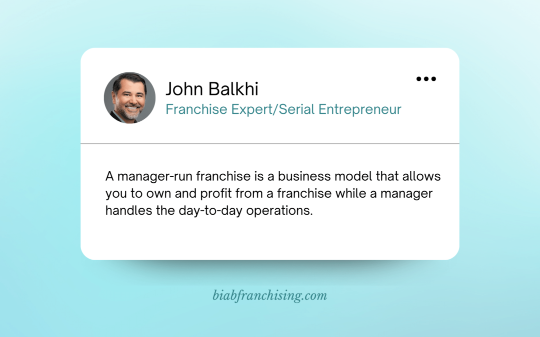 Step into Franchise Ownership While Keeping Your Day Job