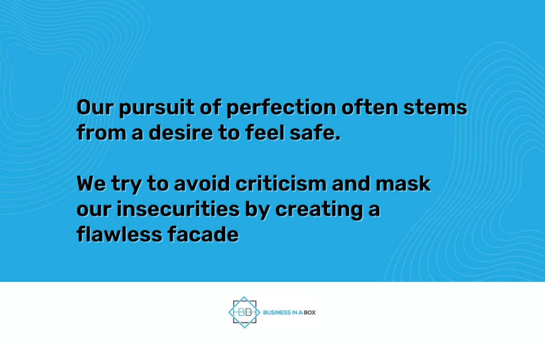 Perfectionism Might Be Costing You Your Franchise Dream | Business In A Box Franchising | John Balkhi